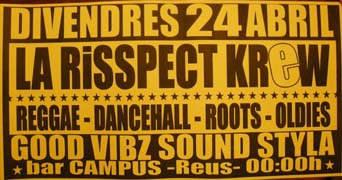 Divendres 24 d'abril: La Risspect Krew al Campus