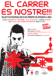 Taller d’autodefensa des d’una perspectiva feminista a Reus
