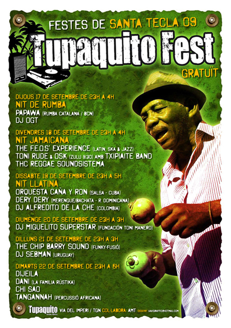 Tupaquito Fest a Tarragona. Festes Santa Tecla 2009