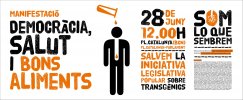 Salvem la iniciativa legislativa popular sobre transgènics. "Democràcia, Salut i Bons Aliments"