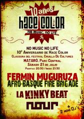 Concert a Mataró: 10 anys d'Hace Color, amb Fermín Muguruza, Nour i La Kinky Beat