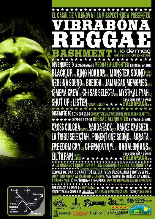 Vibrabona Reggae Bashment, festival reggae a Vilanova de Prades