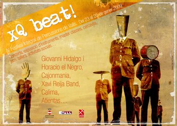 xQ Beat!, Festival integral de percussions a Valls, 23, 24 i 25 de gener de 2009