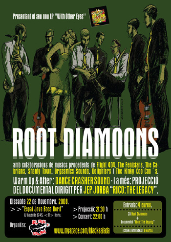 Concert-presentació a Barcelona del nou treball de Root Diamoons