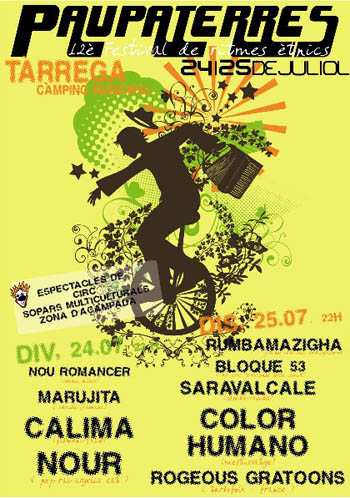 Paupaterres, 12è festival de ritmes ètnics a Tàrrega
