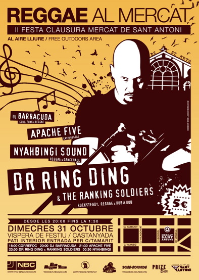 ATENCIÓ, CANCEL·LAT Concert de Halloween a Barcelona: Dr. Ring Ding & Ranking Soldiers