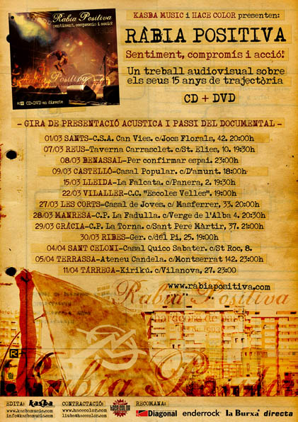 Presentació nou CD de Ràbia Positiva a Reus