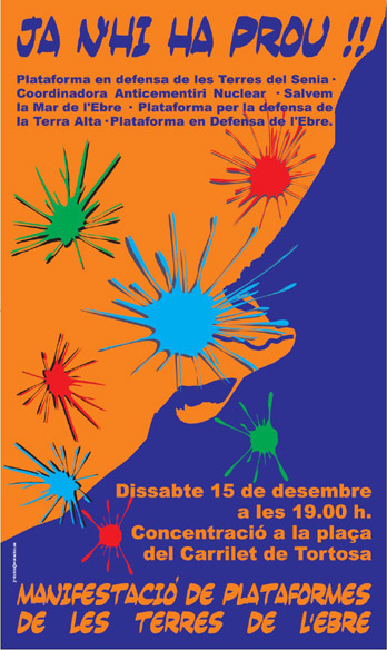 Ja n’hi ha prou! Manifestació de les Terres de l’Ebre a Tortosa el 15 de desembre